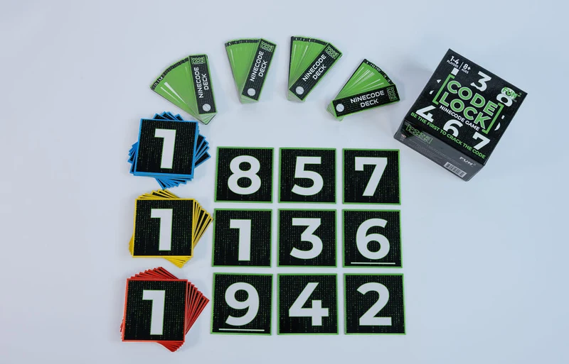 Fun Squared Games Code Lock Fast-Paced Deduction Strategy Board Game