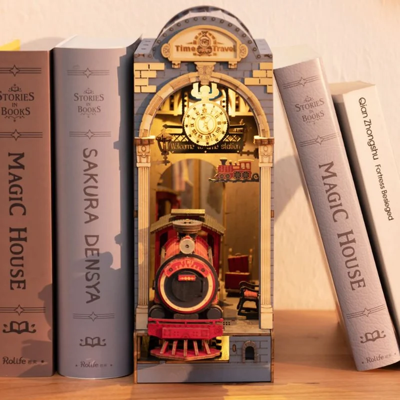 Time Travel Bookshelf Diorama - DIY kit
