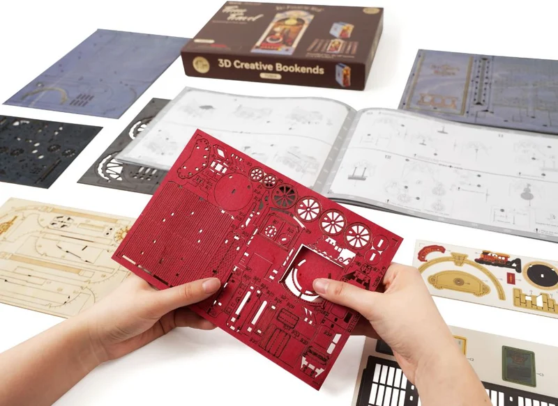 Time Travel Bookshelf Diorama - DIY kit