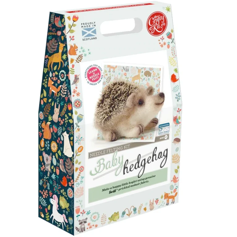 Baby Hedgehog Needle Felting Kit