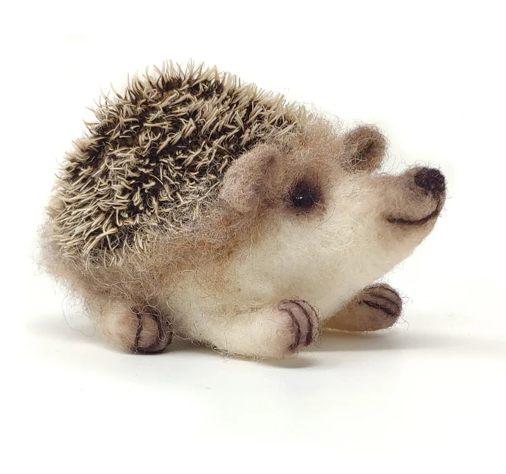 Baby Hedgehog Needle Felting Kit