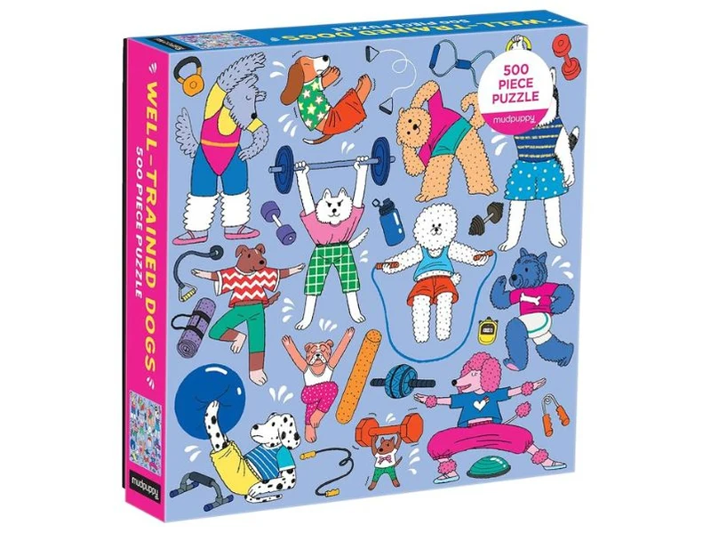 Puzzle Well-trained dogs - 500 pièces - Galison