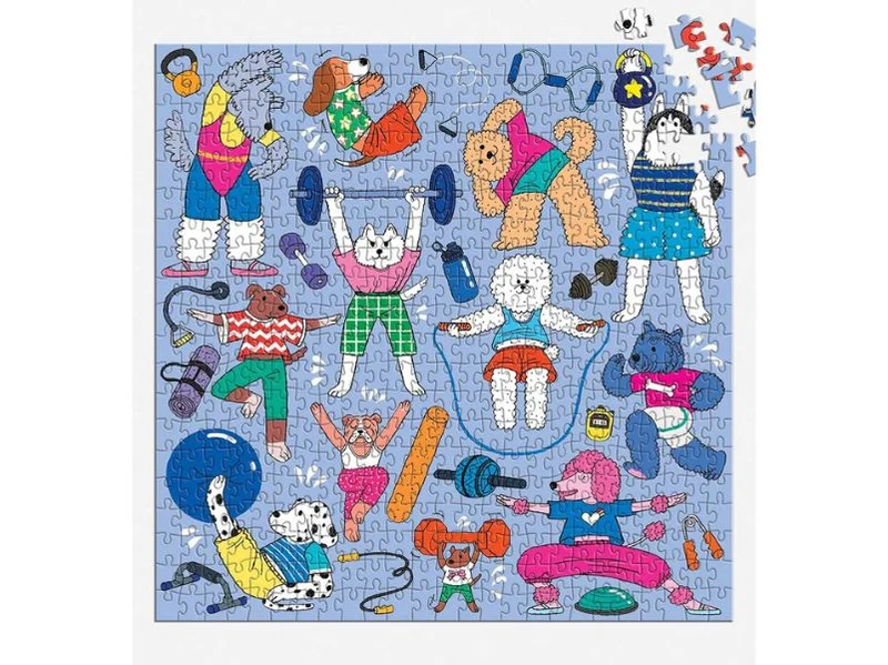 Puzzle Well-trained dogs - 500 pièces - Galison