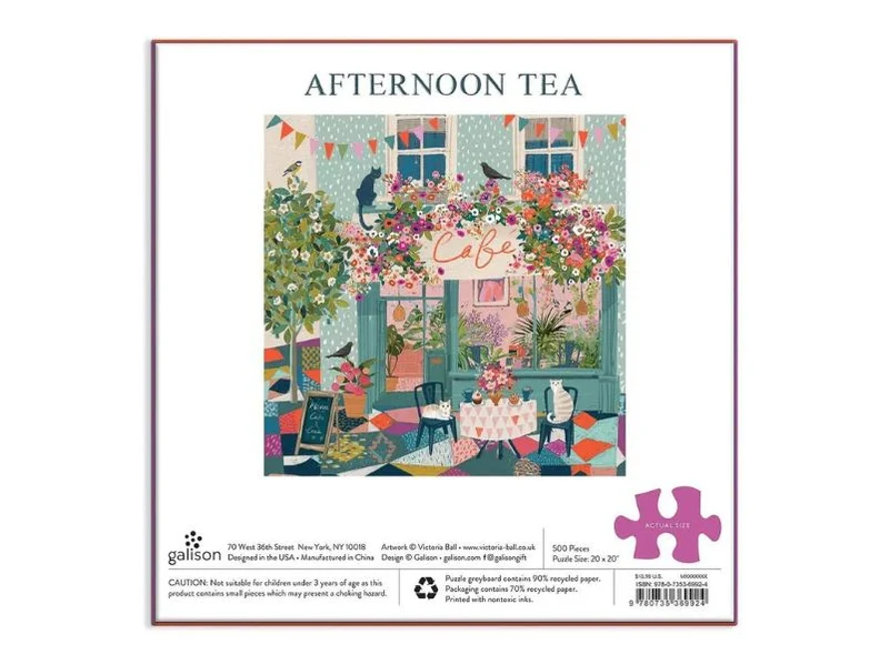 Puzzle Afternoon Tea - 500 pièces - Galison
