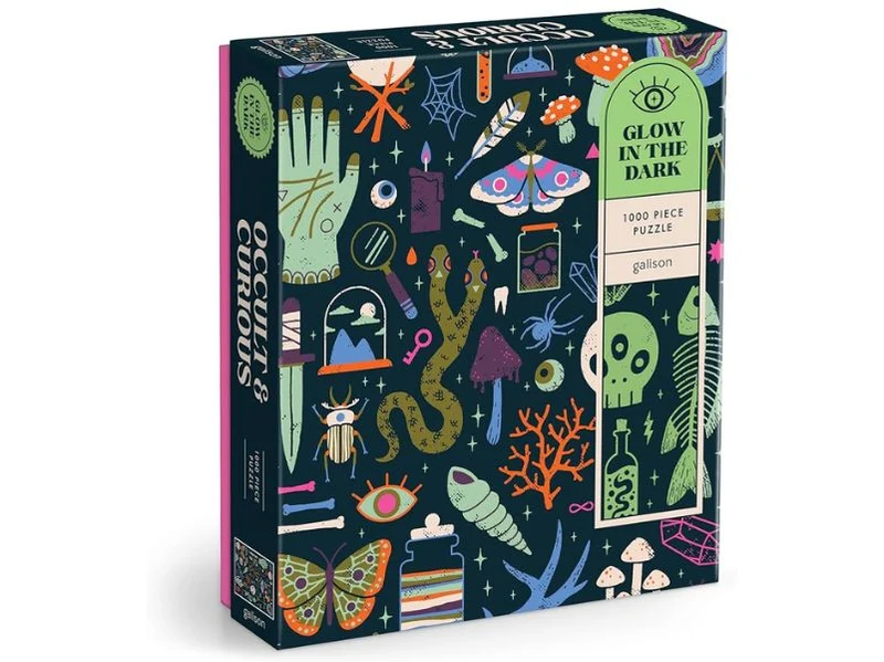 Puzzle Occult & Curious - 1000 pièces luminescent - Galison