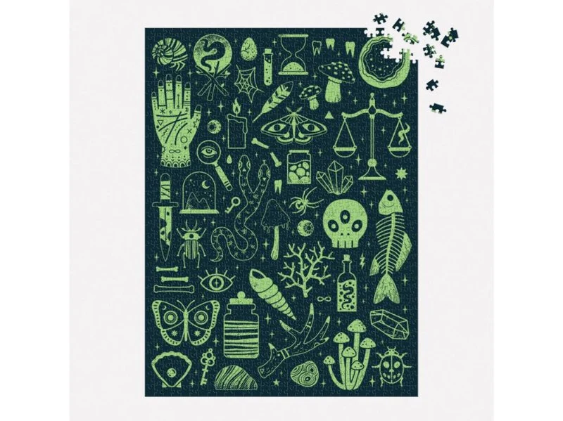 Puzzle Occult & Curious - 1000 pièces luminescent - Galison