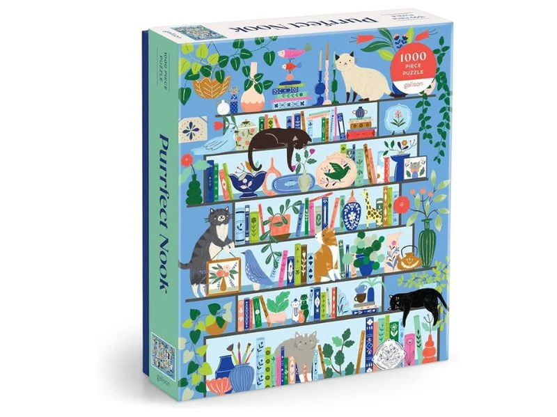 Puzzle Purrfect Nook - 1000 pièces - Galison
