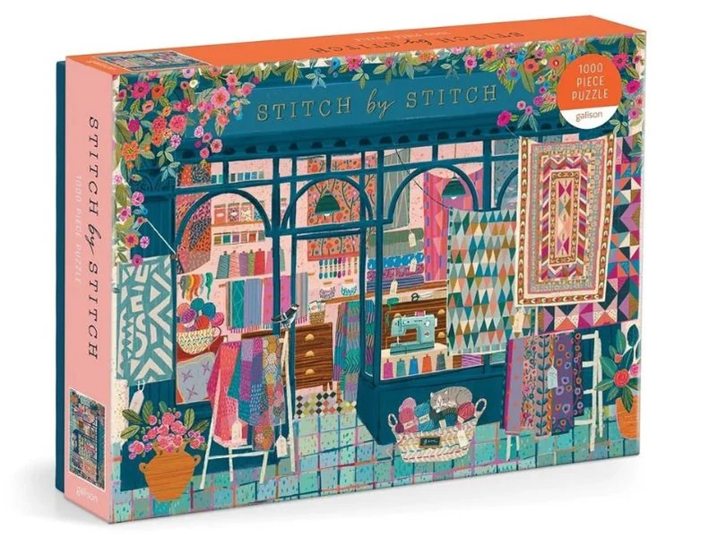 Puzzle Stitch by Stitch - 1000 pièces - Galison
