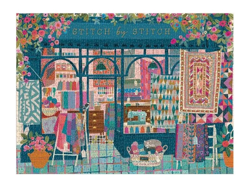 Puzzle Stitch by Stitch - 1000 pièces - Galison
