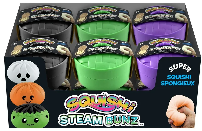 Single Incredible Group Halloween Steam Bunz Squishy Toy 1 Random