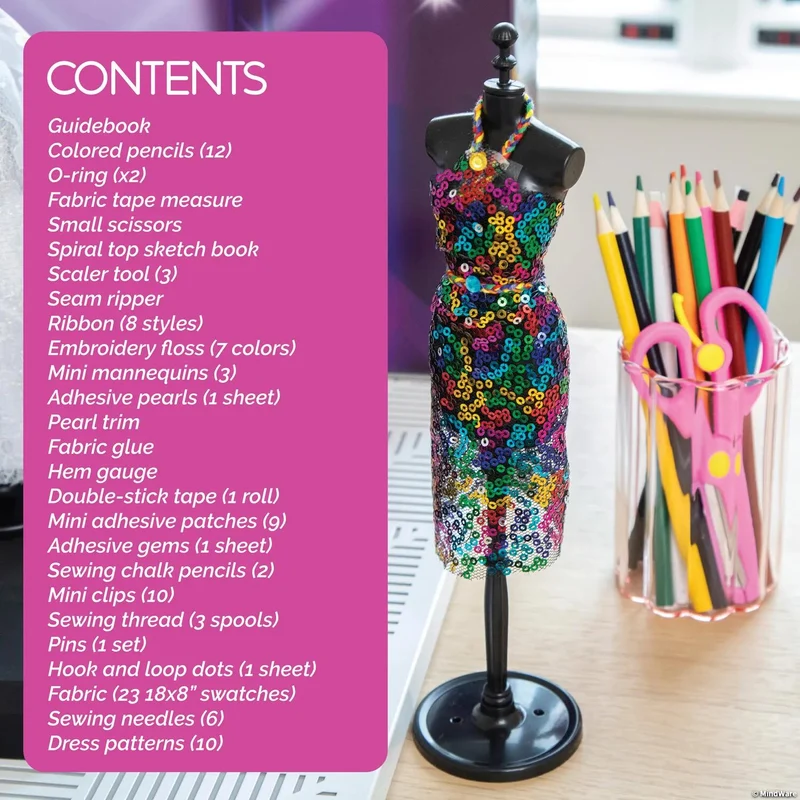 Run the Runway Fashion Design Kit – Creative Dress Styling & Sketching Set for Kids