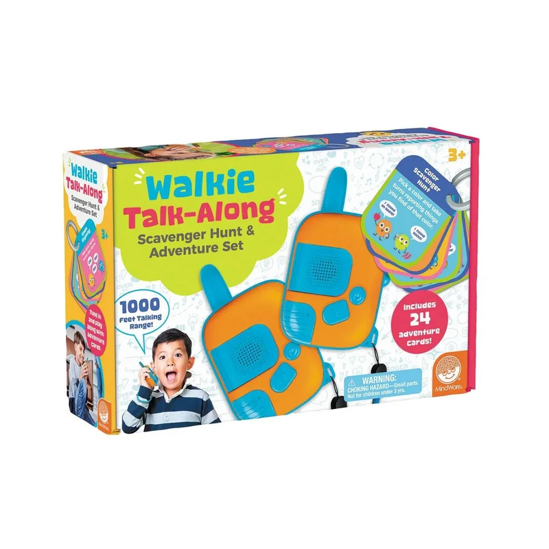 Walkie Talk-Along Scavenger Hunt Adventure Set 24 Cards