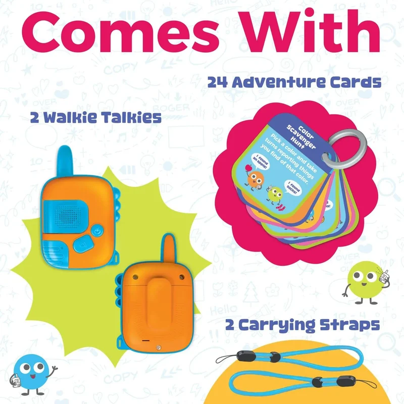 Walkie Talk-Along Scavenger Hunt Adventure Set 24 Cards