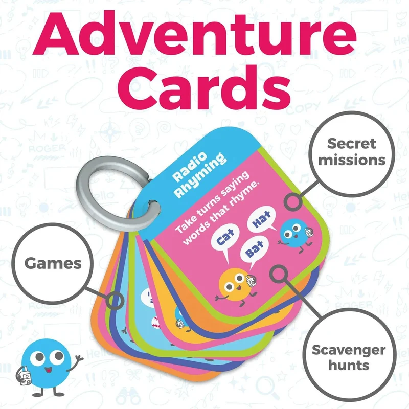 Walkie Talk-Along Scavenger Hunt Adventure Set 24 Cards