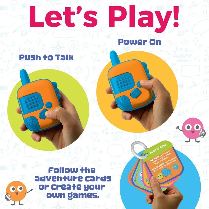 Walkie Talk-Along Scavenger Hunt Adventure Set 24 Cards