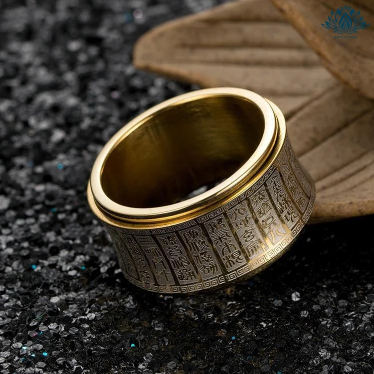 Bague anti-stress zen bouddhiste