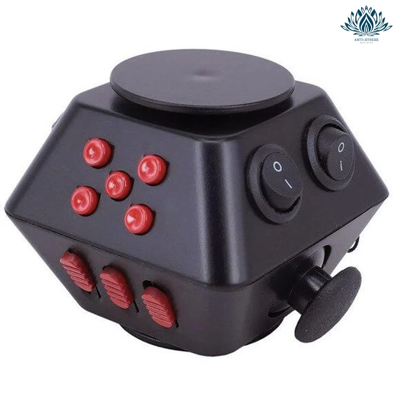 Fidget spinner cube