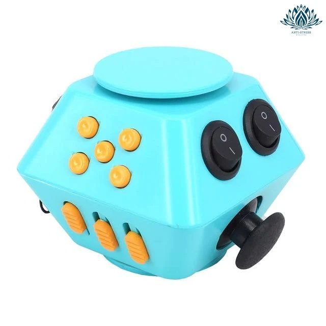 Fidget spinner cube