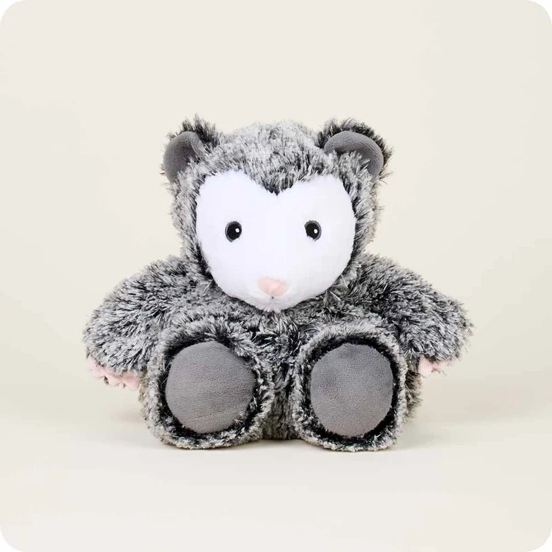 Warmies Opossum Heatable Weighted Stuffed Animal Lavender Scented