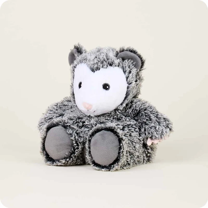 Warmies Opossum Heatable Weighted Stuffed Animal Lavender Scented