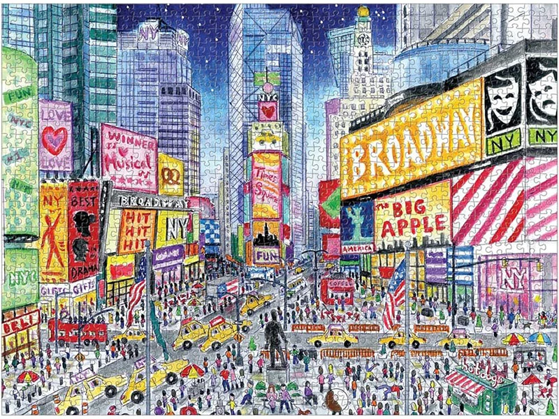 Puzzle Times Square - 1000 pièces - Galison