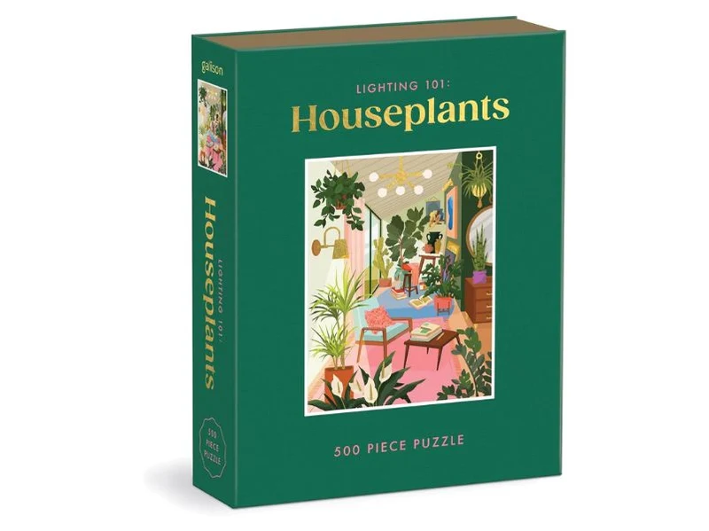 Puzzle Lighting 101 : Houseplants - 500 pièces - Galison