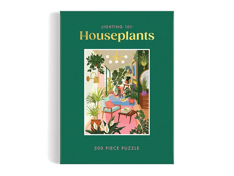 Puzzle Lighting 101 : Houseplants - 500 pièces - Galison