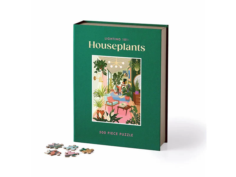 Puzzle Lighting 101 : Houseplants - 500 pièces - Galison