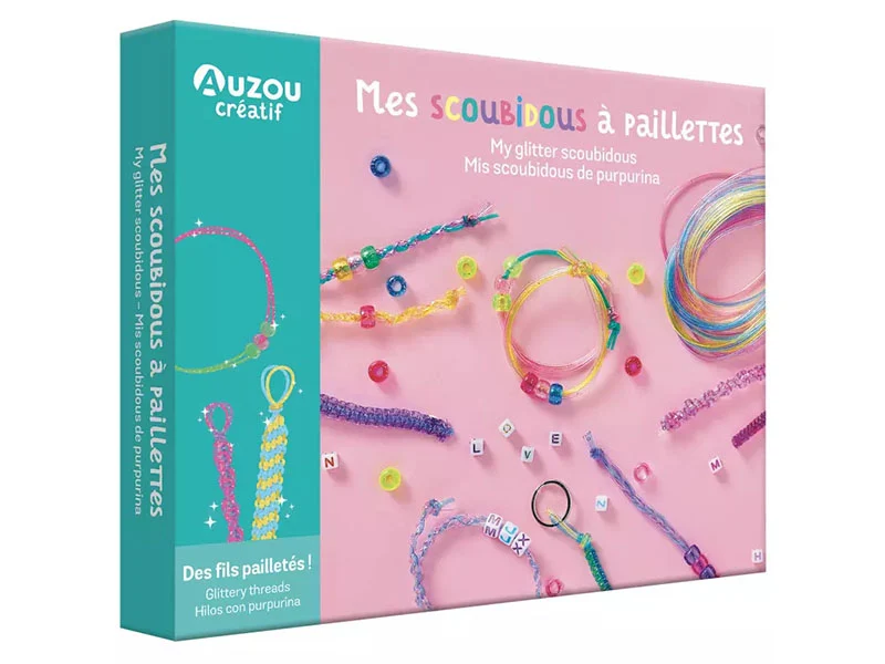 Mes Scoubidous à paillettes - 6 ans - Auzou