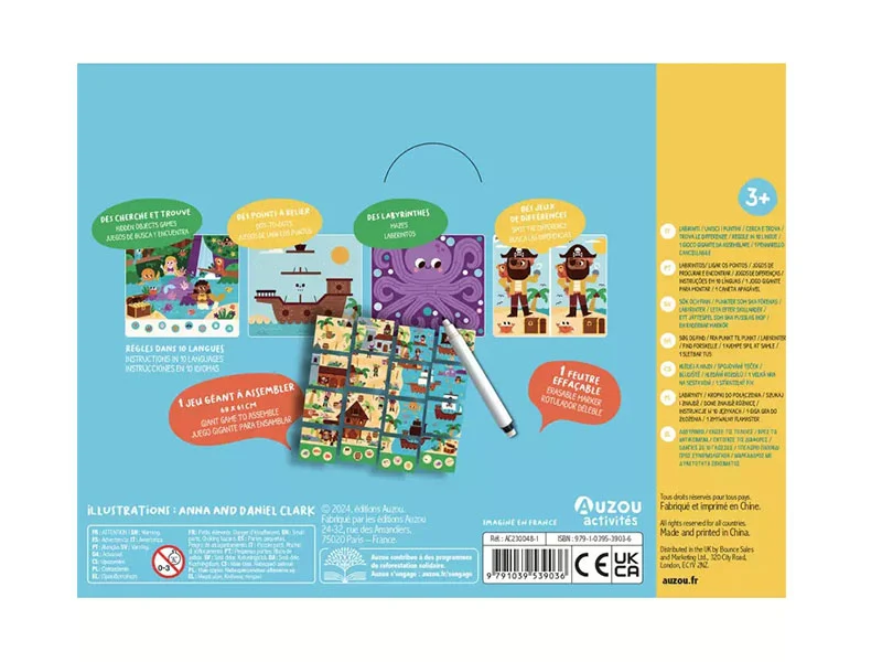 20 jeux Pirates - Auzou