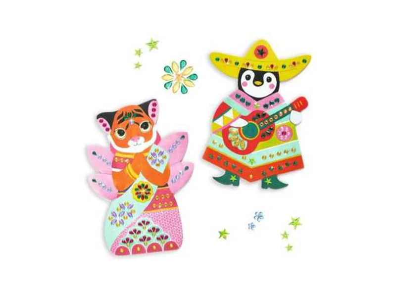 Jeu créatif créer avec des stickers - 3-6 ans - Djeco