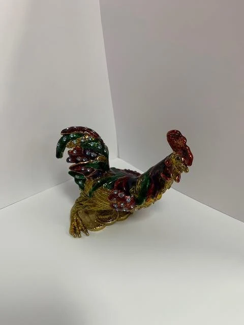 Rooster Jewelry Box / Boîte à bijoux coq
