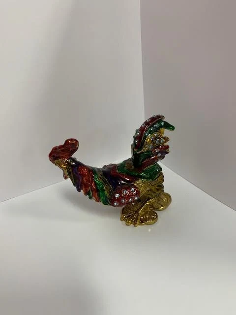 Rooster Jewelry Box / Boîte à bijoux coq