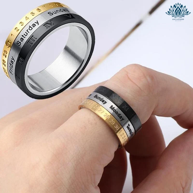 Bague anti-stress calendrier