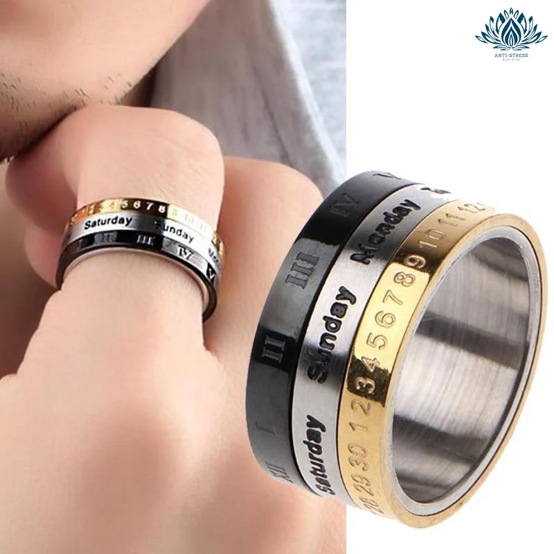 Bague anti-stress calendrier