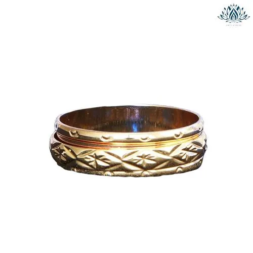 Bague anti-stress femme or
