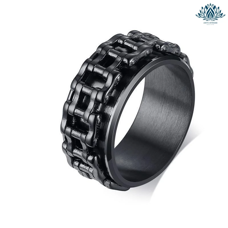 Bague anti-stress acier