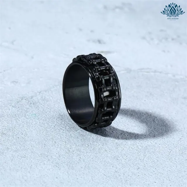 Bague anti-stress acier