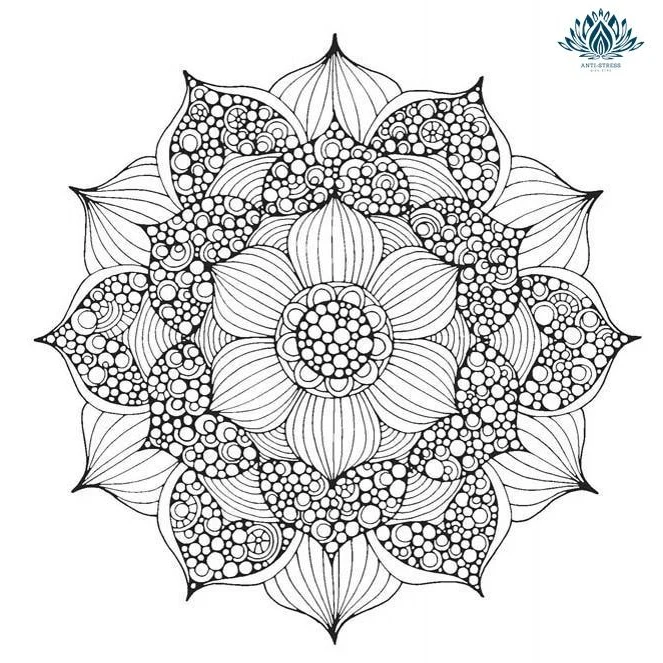Mandala coloriage anti stress