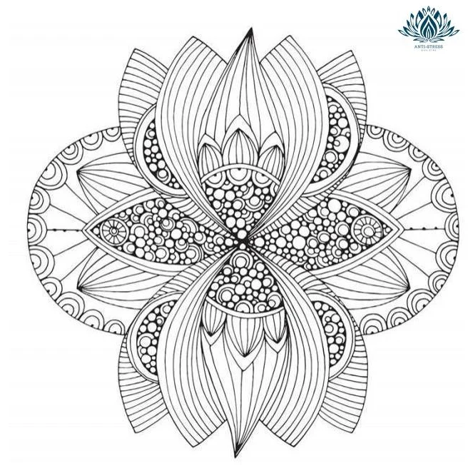 Mandala coloriage anti stress