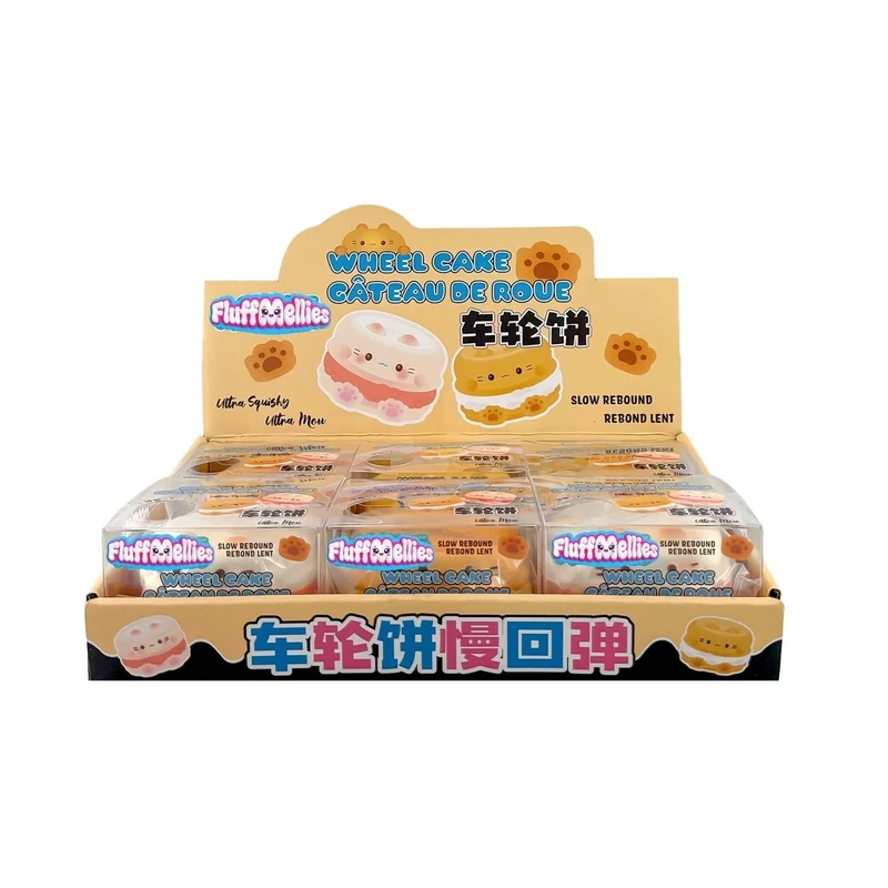 Wheel Cake Squishi Toy, Assortment, 1 Count