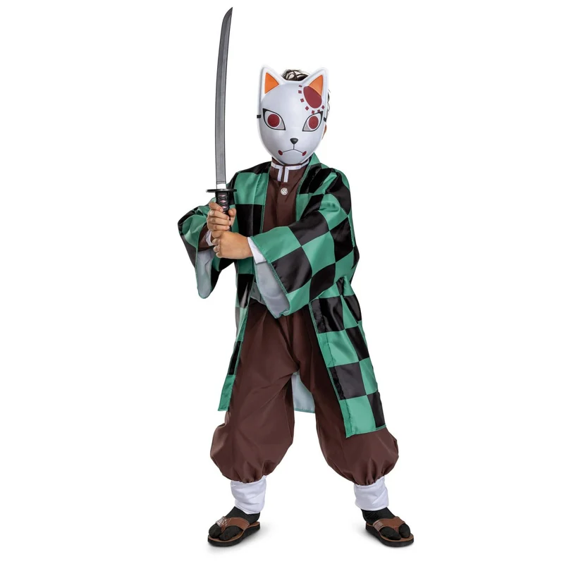 Demon Slayer Tanjiro Fox Warding Mask for Kids