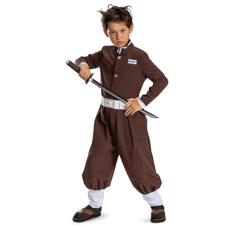 Demon Slayer Corp Uniform Costume for Kids, Jumpsuit