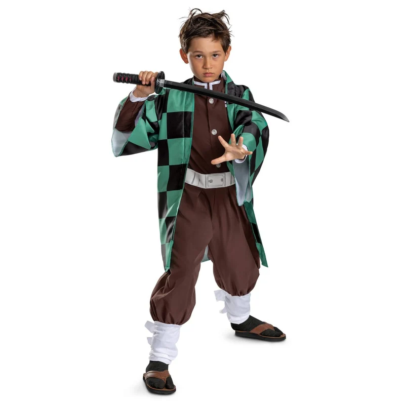 Demon Slayer Corp Uniform Costume for Kids, Jumpsuit