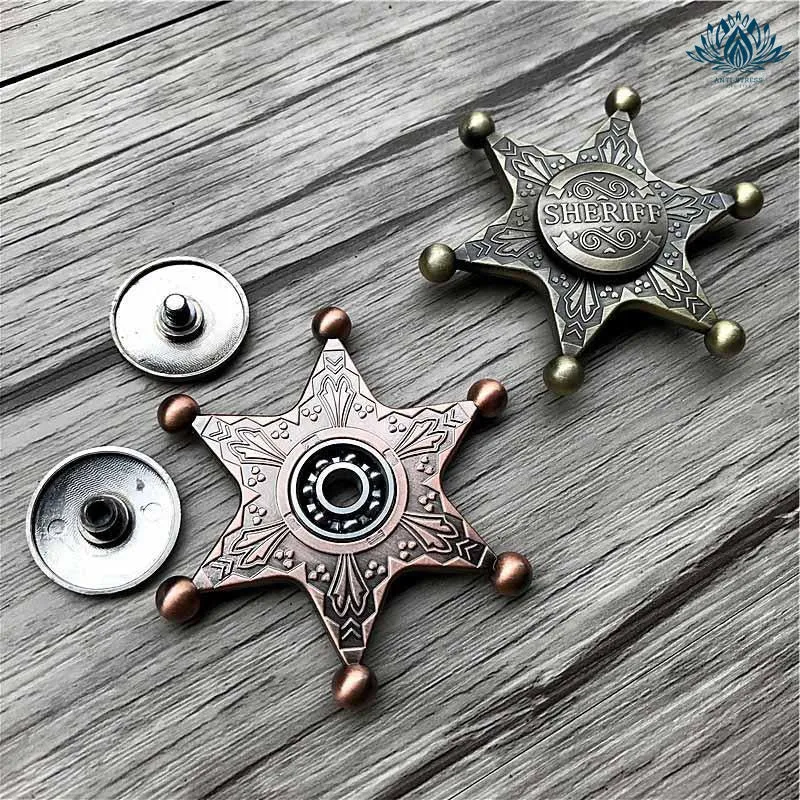 Hand spinner étoile de shérif