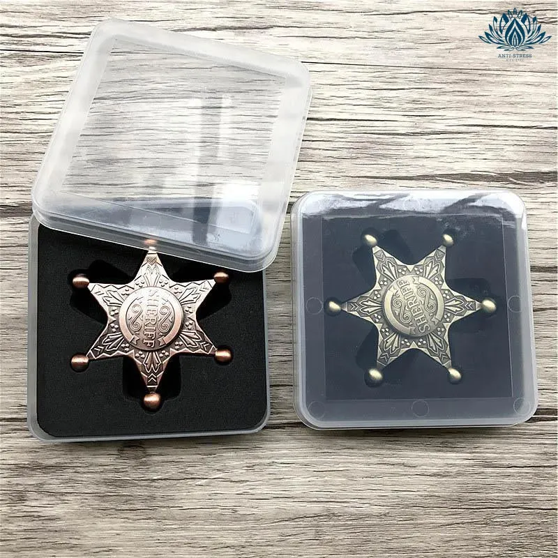 Hand spinner étoile de shérif