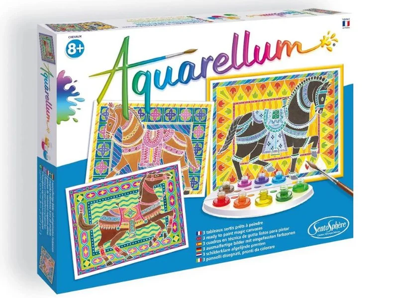 Coffret Aquarellum junior - Chevaux