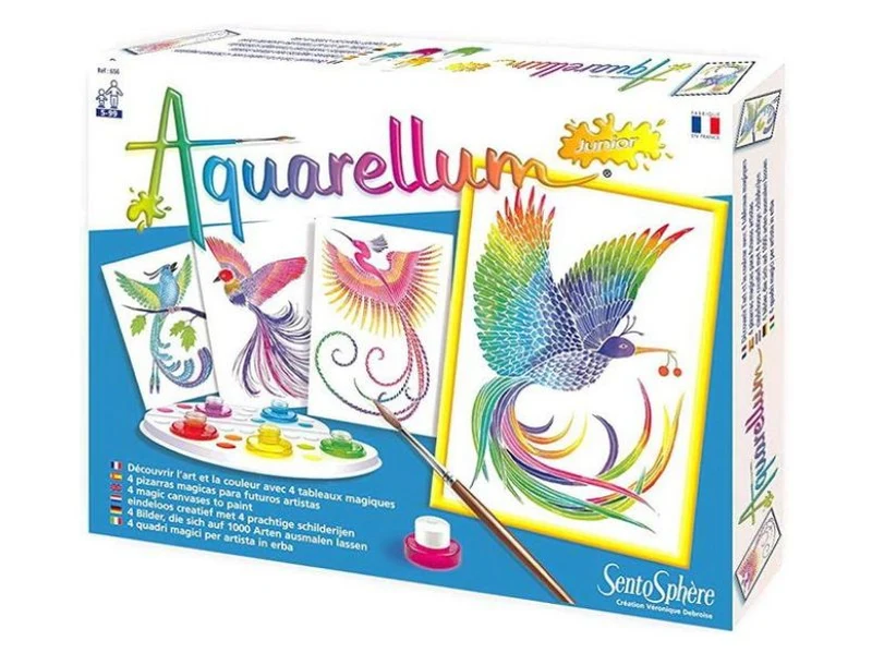 Coffret Aquarellum junior - Oiseaux du paradis