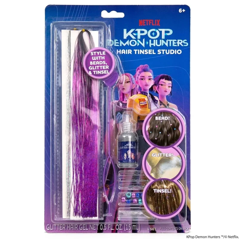 Kpop Demon Hunters Hair Tinsel Studio, 1 Count