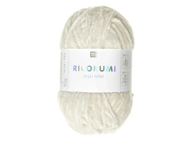 Pelote Nilli Nilli Ricorumi 25g - Crème 002